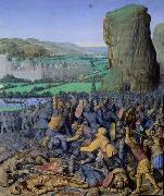 Jean Fouquet The Battle of Gilboa, by Jean Fouquet Spain oil painting artist